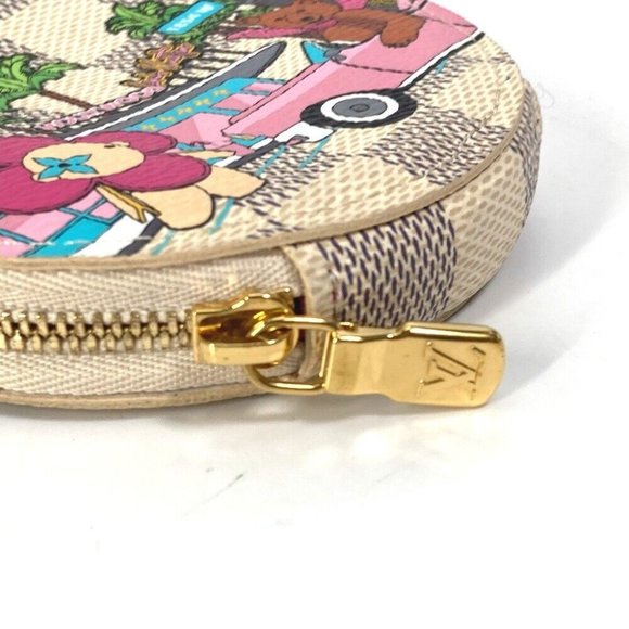 LOUIS VUITTON Damier Azur Vivienne Porto Moneron Wallet Coin Compartment purse - Picture 7 of 16